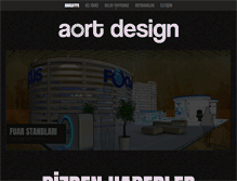 Tablet Screenshot of aortdesign.com
